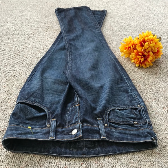 Banana Republic Denim - Banana Republic Classic Dark Wash Boot Cut Jeans